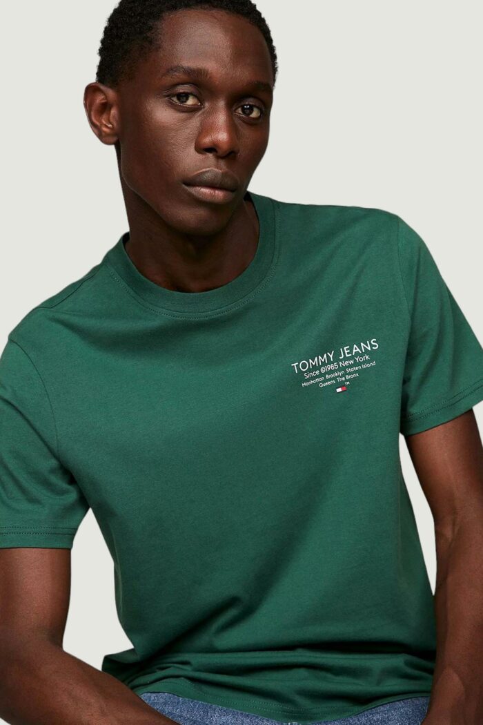 T-shirt Tommy Hilfiger ESSTNL GRAP Verde