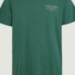 T-shirt Tommy Hilfiger Jeans ESSTNL GRAP Verde - Foto 4