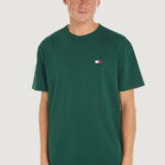 T-shirt Tommy Hilfiger Jeans REG BADGE EX Verde - Foto 1