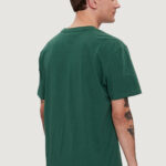 T-shirt Tommy Hilfiger Jeans REG LINEAR LOGO Verde - Foto 3