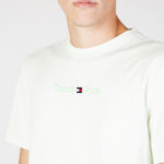 T-shirt Tommy Hilfiger Jeans TJM CLSC SMALL TEXT Verde ice - Foto 3