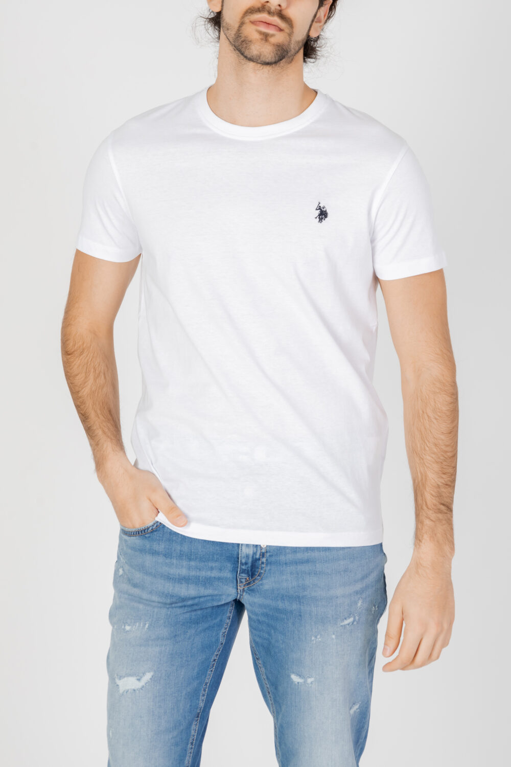 T-shirt U.S. Polo Assn. MICK Bianco - Foto 1
