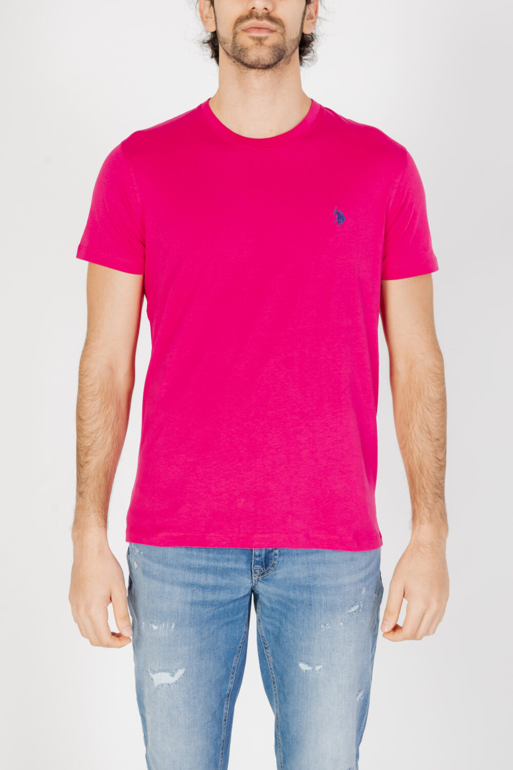 T-shirt U.S. Polo Assn. MICK Magenta - Foto 5