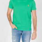 T-shirt U.S. Polo Assn. MICK Verde - Foto 1