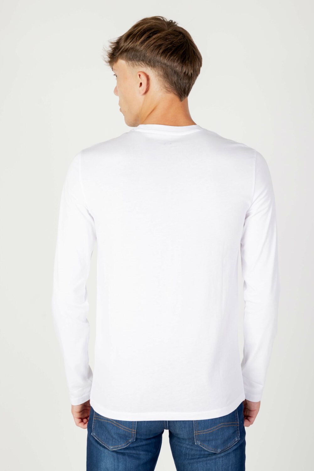 T-shirt manica lunga Armani Exchange  Bianco - Foto 4