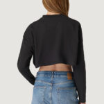 T-shirt manica lunga Calvin Klein Jeans SEQUIN LONG SLEEVE Nero - Foto 3
