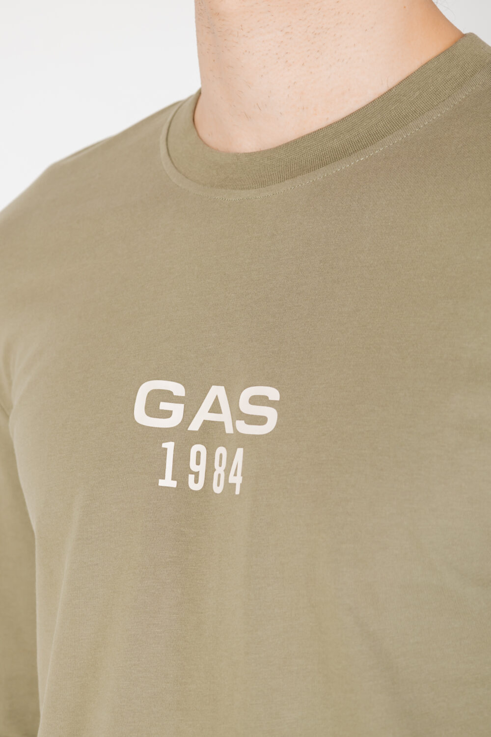 T-shirt manica lunga GAS DHARIS M/L 1984 Verde - Foto 2