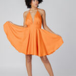 Vestito corto Sol Wears Women DIANA CORTO Arancione - Foto 1