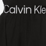 Vestito midi Calvin Klein Jeans LOGO ELASTIC LONG Nero - Foto 4