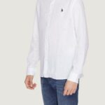 Camicia manica lunga U.S. Polo Assn. CALE Bianco - Foto 4