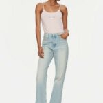 Canotta Calvin Klein Jeans MONOLOGO STRAPPY TAN Rosa - Foto 5