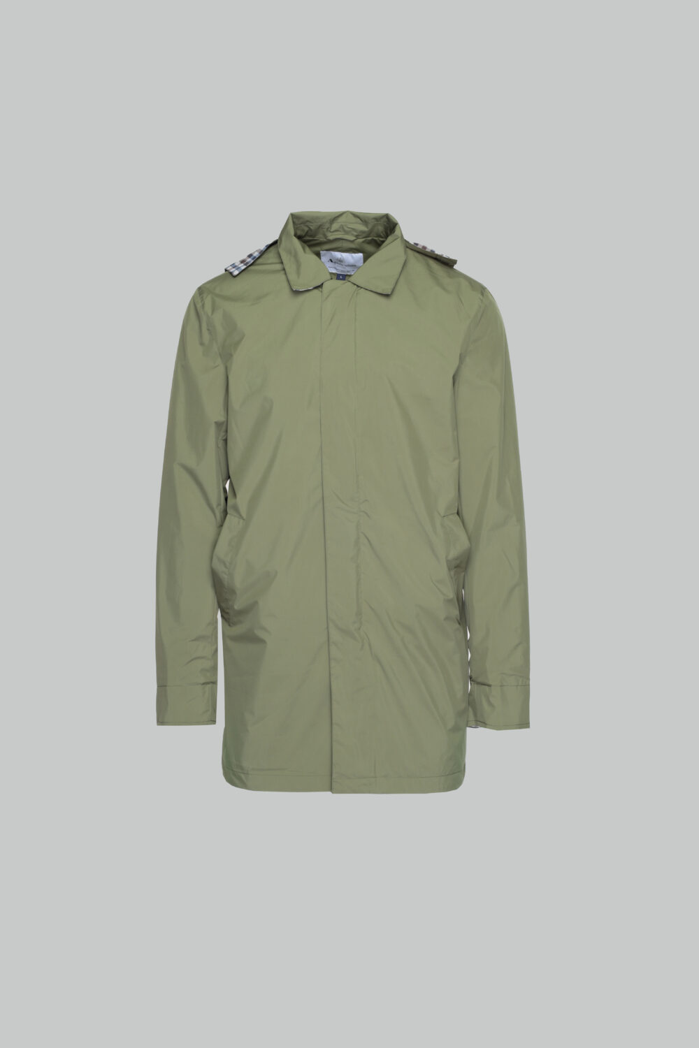 Giacchetto Aquascutum ACTIVE PACKABLE TRENCH Verde Oliva - Foto 1