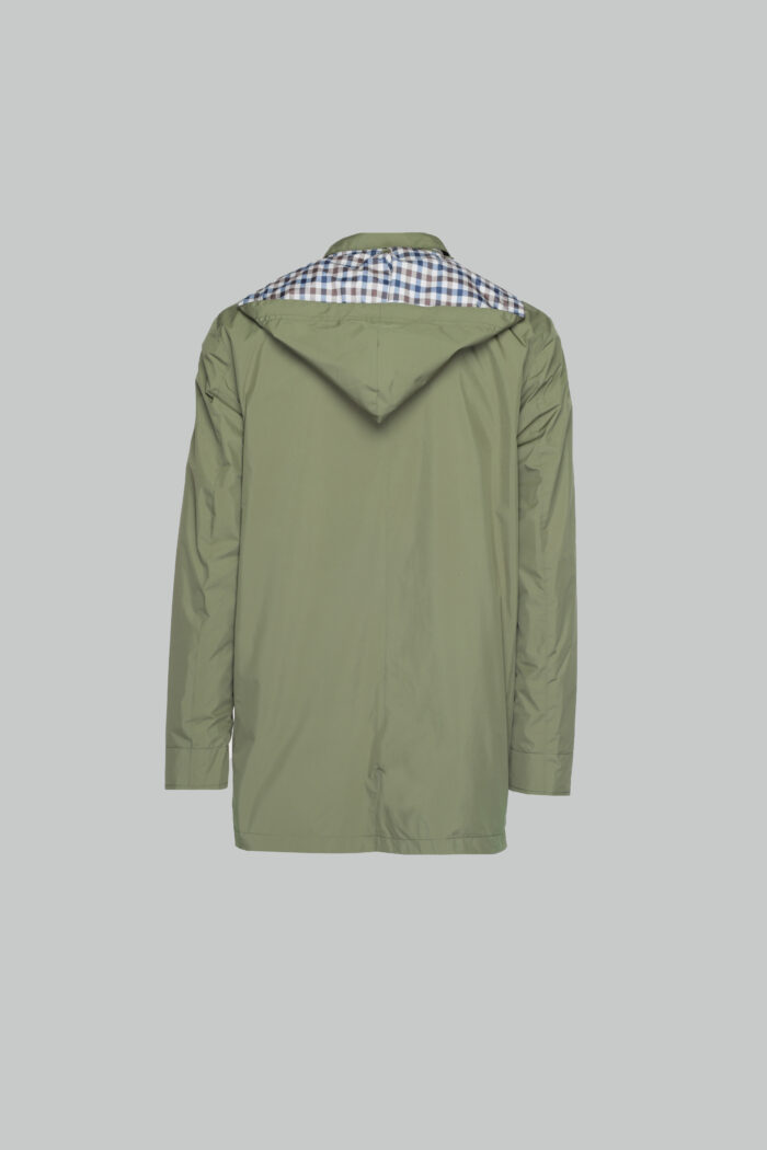 Giacchetto Aquascutum ACTIVE PACKABLE TRENCH Verde Oliva