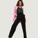 Pantaloni a palazzo Only ONLBERRY HW WIDE PANT TLR NOOS Nero - Foto 4