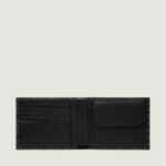 Portafoglio con portamonete Calvin Klein MUST MONO BIFOLD 5CC W/COIN Nero - Foto 3