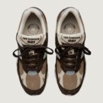 Sneakers New Balance MADE IN UK 991 Marrone - Foto 3