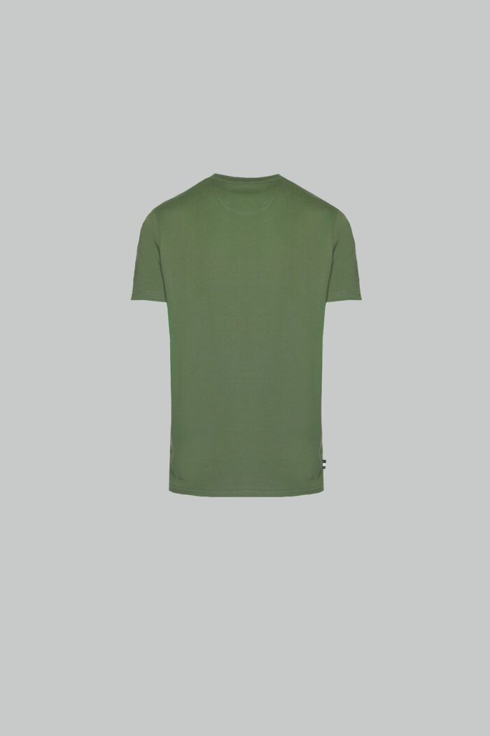 T-shirt Aquascutum ACTIVE  POCKET T-SHIRT Verde Oliva