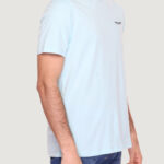T-shirt Armani Exchange  Celeste - Foto 3