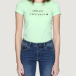 T-shirt Armani Exchange  Verde ice - Foto 1