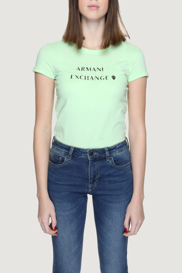 T-shirt Armani Exchange  Verde ice