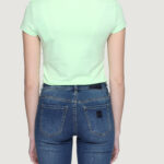 T-shirt Armani Exchange  Verde ice - Foto 2