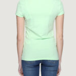 T-shirt Armani Exchange  Verde ice - Foto 4
