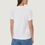 T-shirt Calvin Klein Jeans DIFFUSED MONOLOGO Bianco - Foto 3