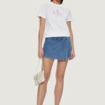 T-shirt Calvin Klein Jeans DIFFUSED MONOLOGO Bianco - Foto 5
