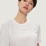 T-shirt Calvin Klein Sport PW - SS Crop Bianco - Foto 2