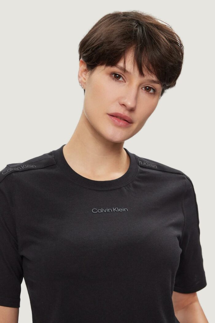 T-shirt Calvin Klein Sport PW – SS Crop Nero