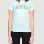 T-shirt Guess RN SEQUINS LOGO Tiffany - Foto 1