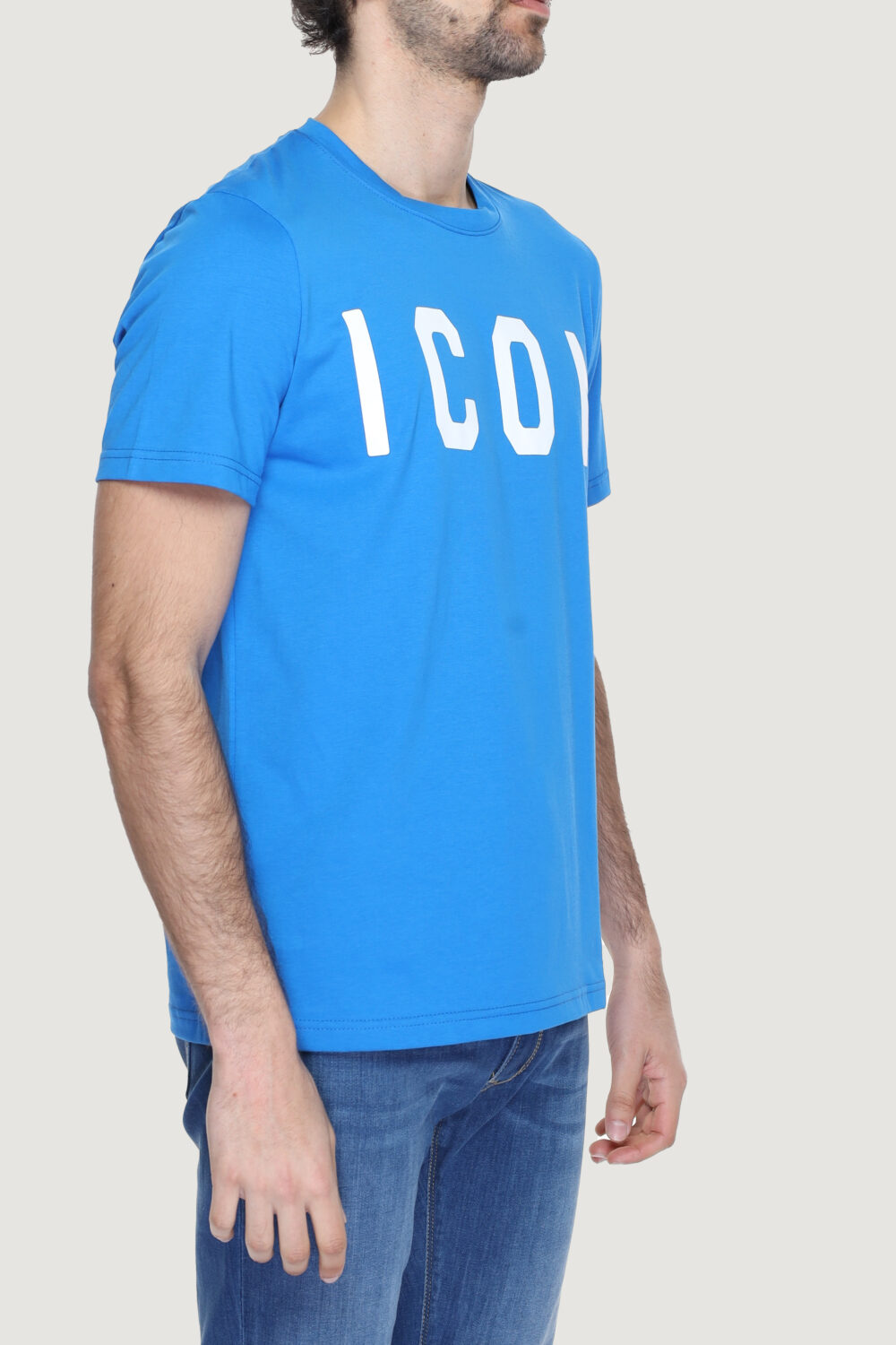 T-shirt Icon  Azzurro - Foto 3