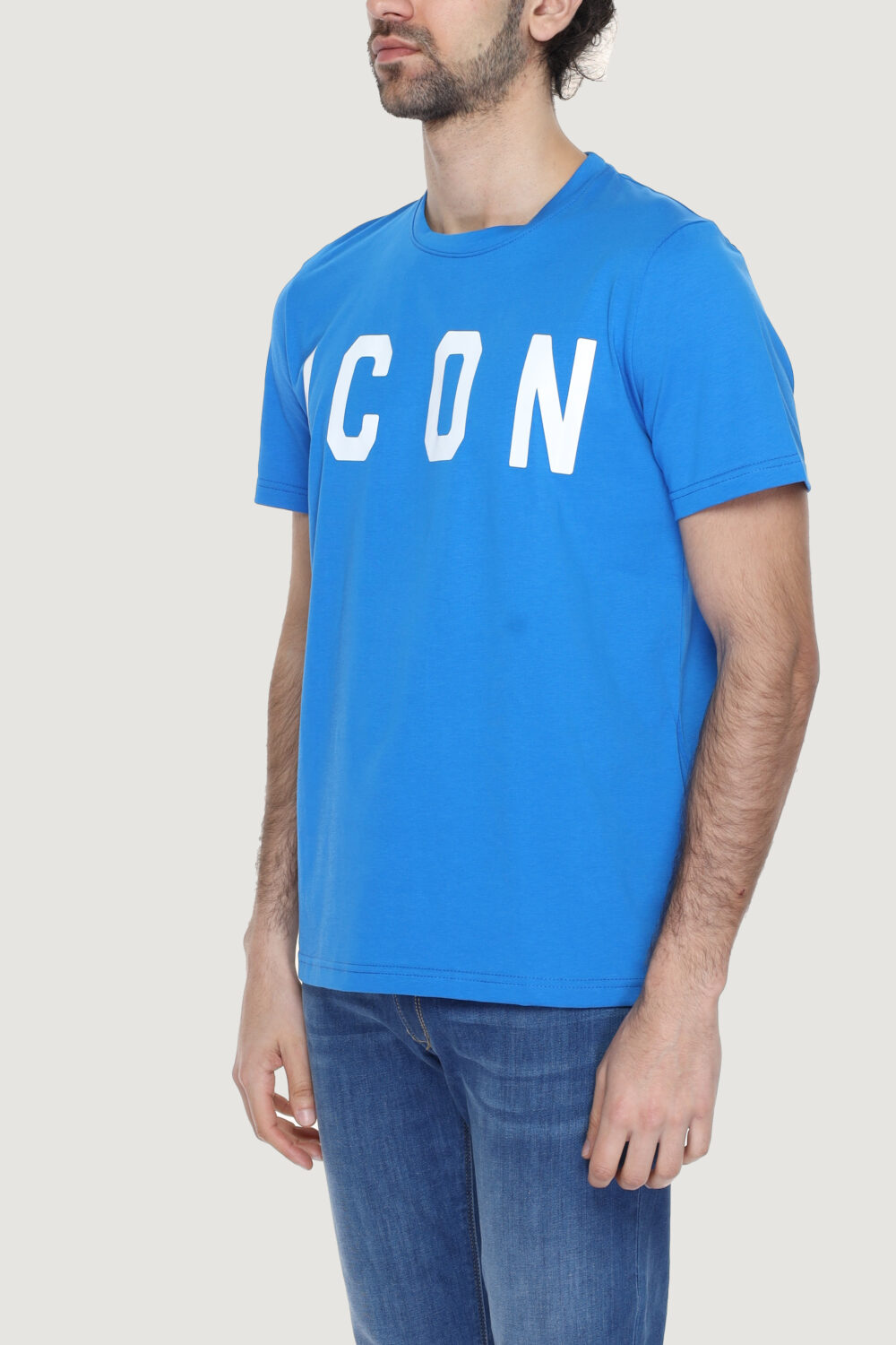 T-shirt Icon  Azzurro - Foto 4