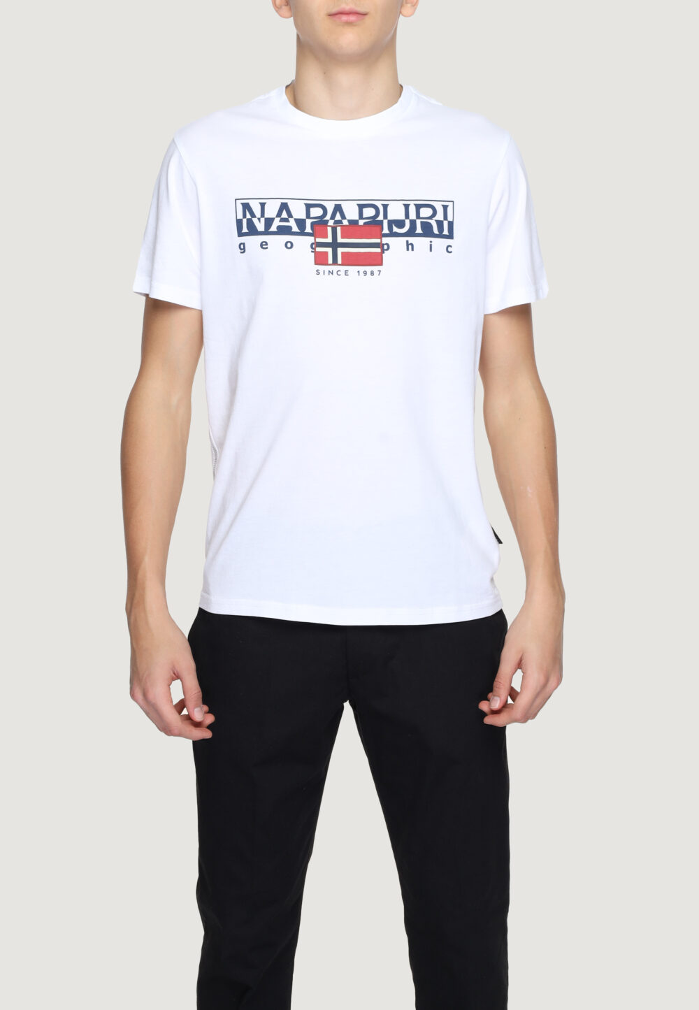 T-shirt Napapijri S-AYLMER Bianco - Foto 1