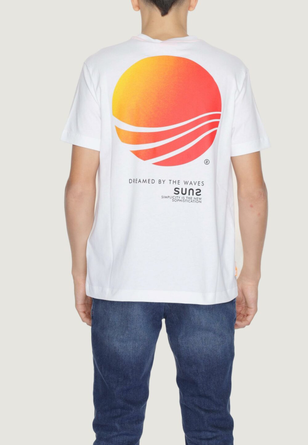 T-shirt Suns PAOLO DREAMED Bianco - Foto 2