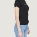 T-shirt Tommy Hilfiger Jeans SLIM TONAL LINEA Nero - Foto 4