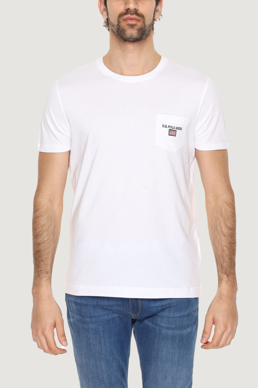 T-shirt U.S. Polo Assn. ZACK Bianco - Foto 1