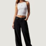 Top Calvin Klein Jeans ARCHIVAL MILANO Bianco - Foto 1