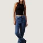 Top Calvin Klein Jeans ARCHIVAL MILANO Nero - Foto 4