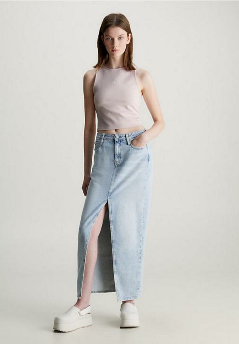 Top Calvin Klein Jeans ARCHIVAL MILANO Rosa - Foto 1