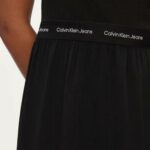 Vestito corto Calvin Klein Jeans LOGO ELASTIC Nero - Foto 4