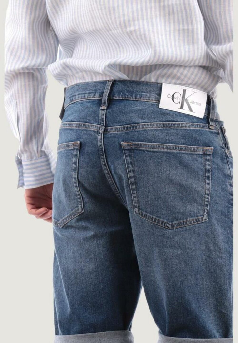 Bermuda Calvin Klein Jeans  Denim - Foto 3
