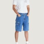 Bermuda Calvin Klein Jeans 90'S LOOSE Denim - Foto 4