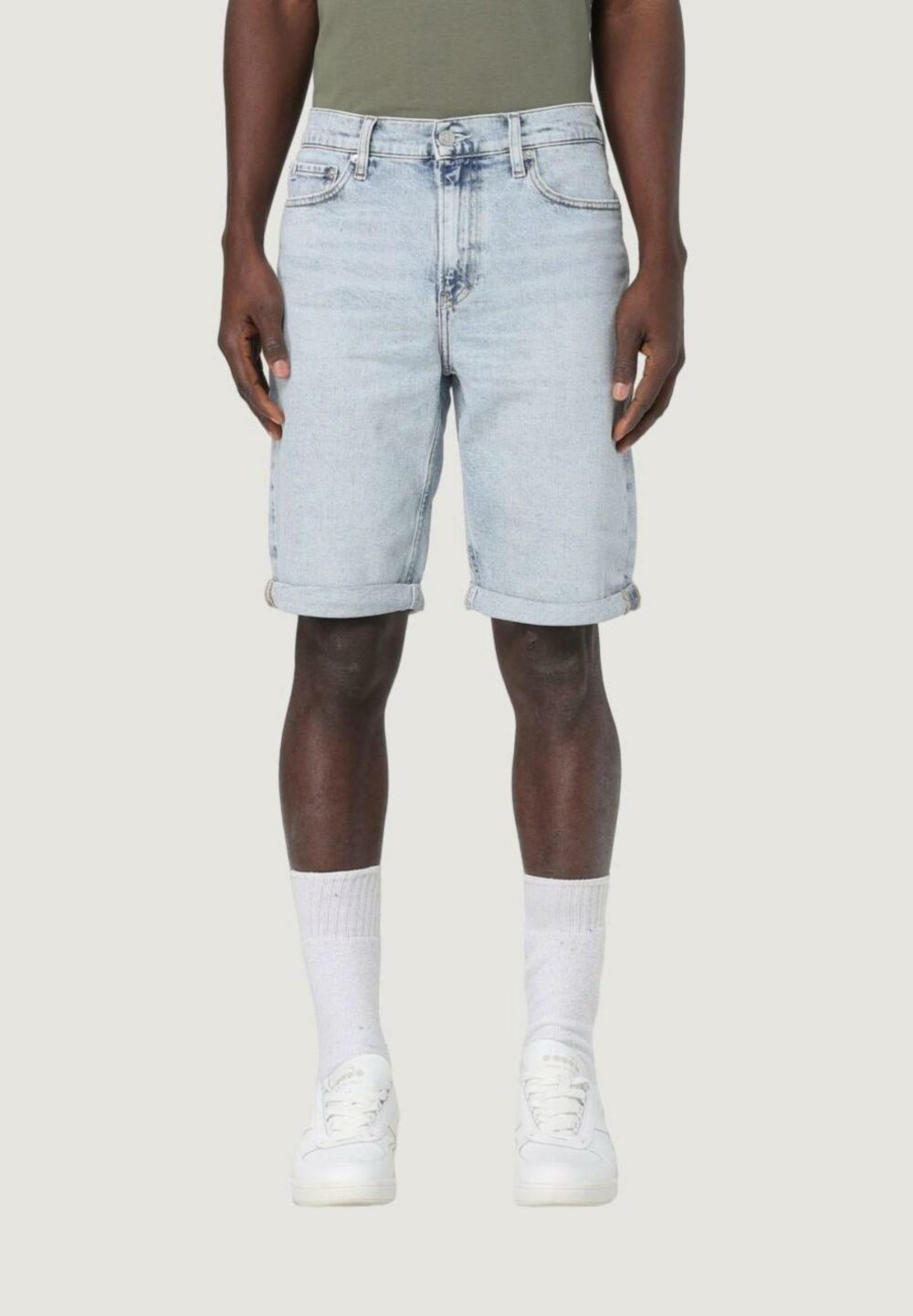 Bermuda Calvin Klein Jeans  Denim chiaro - Foto 1