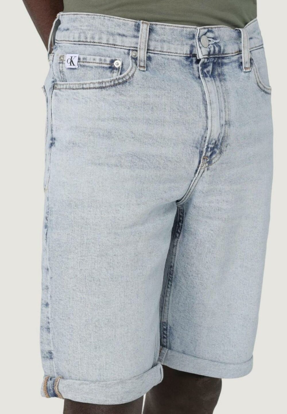 Bermuda Calvin Klein Jeans  Denim chiaro - Foto 2