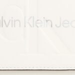 Borsa Calvin Klein Jeans SCULPTED SADDLE BAG22 MONO Bianco - Foto 3
