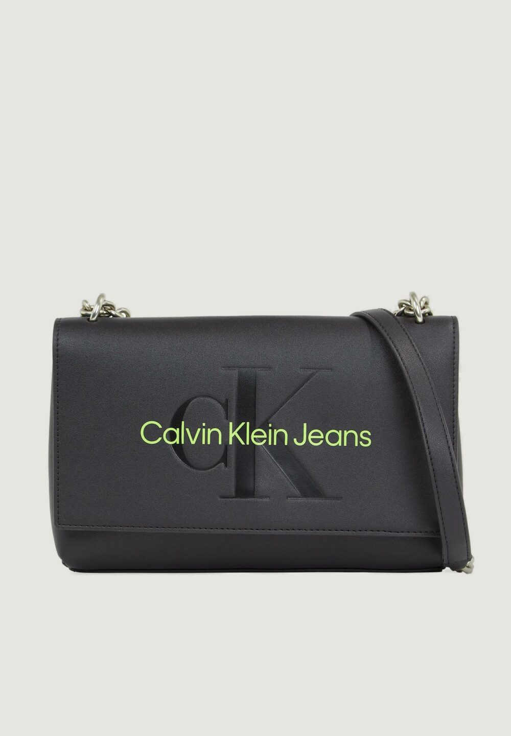 Borsa Calvin Klein Jeans SCULPTED EW FLAP CONV25 MONO Verde - Foto 2