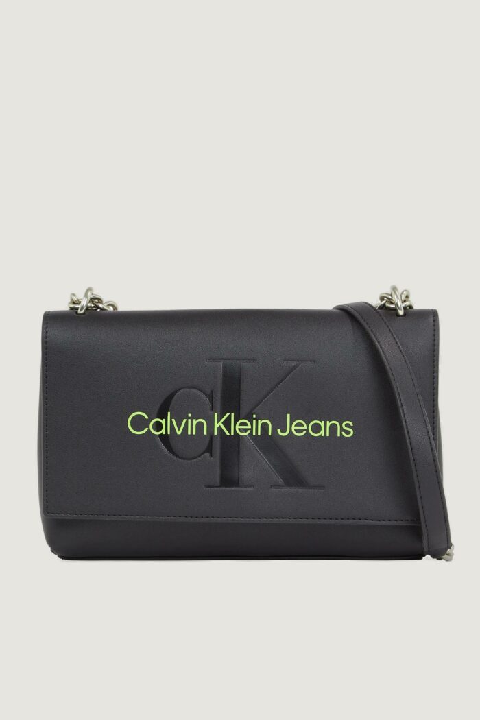 Borsa Calvin Klein SCULPTED EW FLAP CONV25 MONO Verde