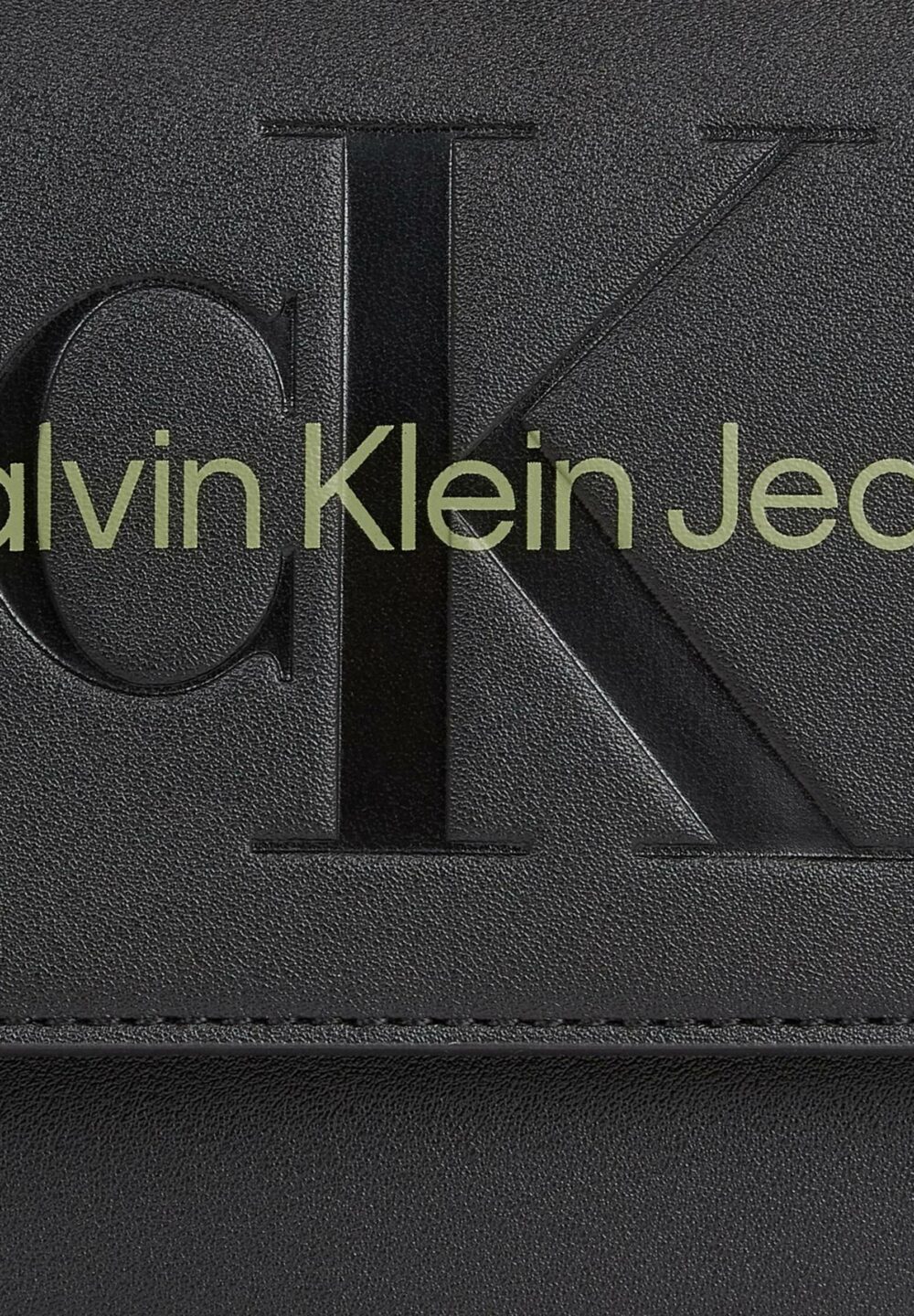 Borsa Calvin Klein Jeans SCULPTED SADDLE BAG22 MONO Verde - Foto 3