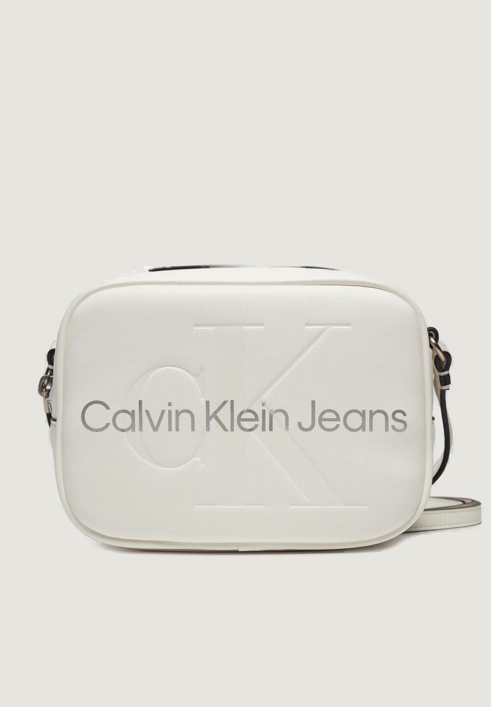 Borsa Calvin Klein Jeans SCULPTED CAMERA 18 MONO Bianco - Foto 2
